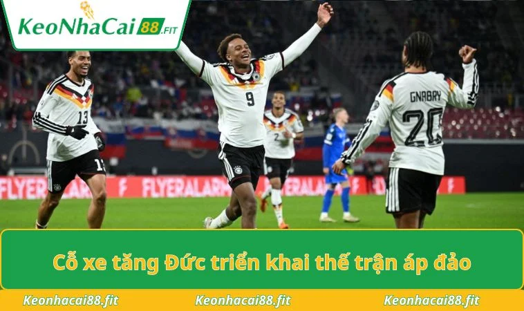 Cỗ xe tăng Đức triển khai thế trận áp đảo