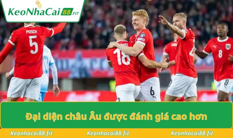 Đại diện châu Âu được đánh giá cao hơn