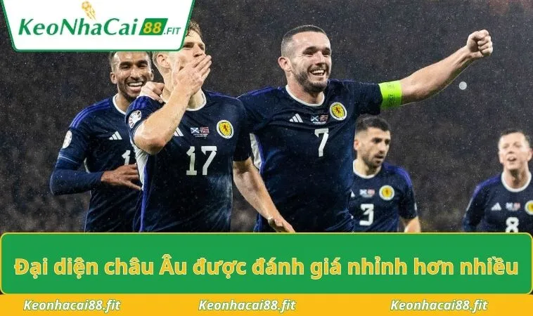 Đại diện châu Âu được đánh giá nhỉnh hơn nhiều