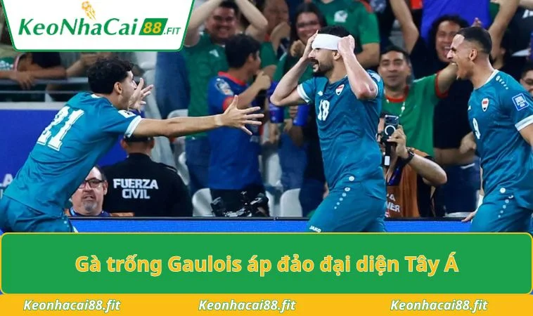 Gà trống Gaulois áp đảo đại diện Tây Á