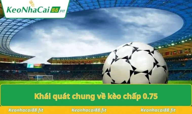 Khái quát chung về kèo chấp 0.75