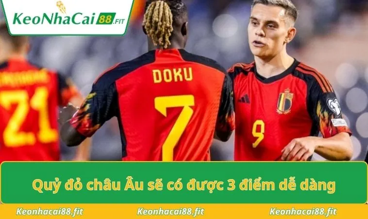 Quỷ đỏ châu Âu sẽ có được 3 điểm dễ dàng