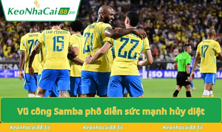 Vũ công Samba phô diễn sức mạnh hủy diệt