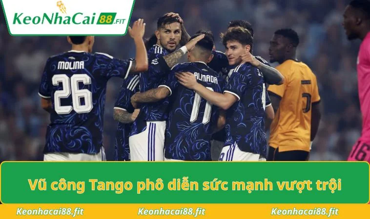 Vũ công Tango phô diễn sức mạnh vượt trội